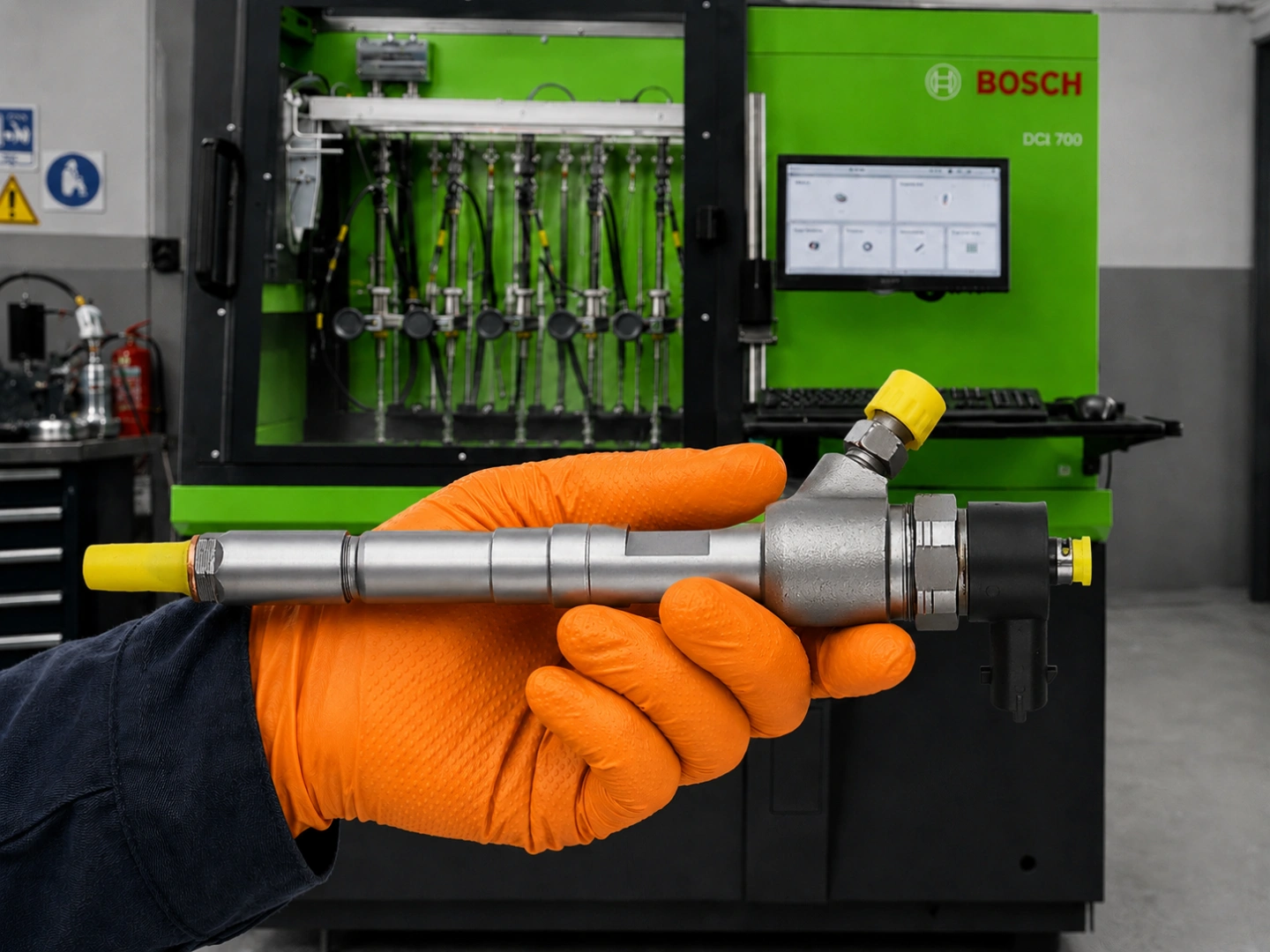 Stanowisko probiercze Bosch do diagnostyki wtryskiwaczy Common Rail
