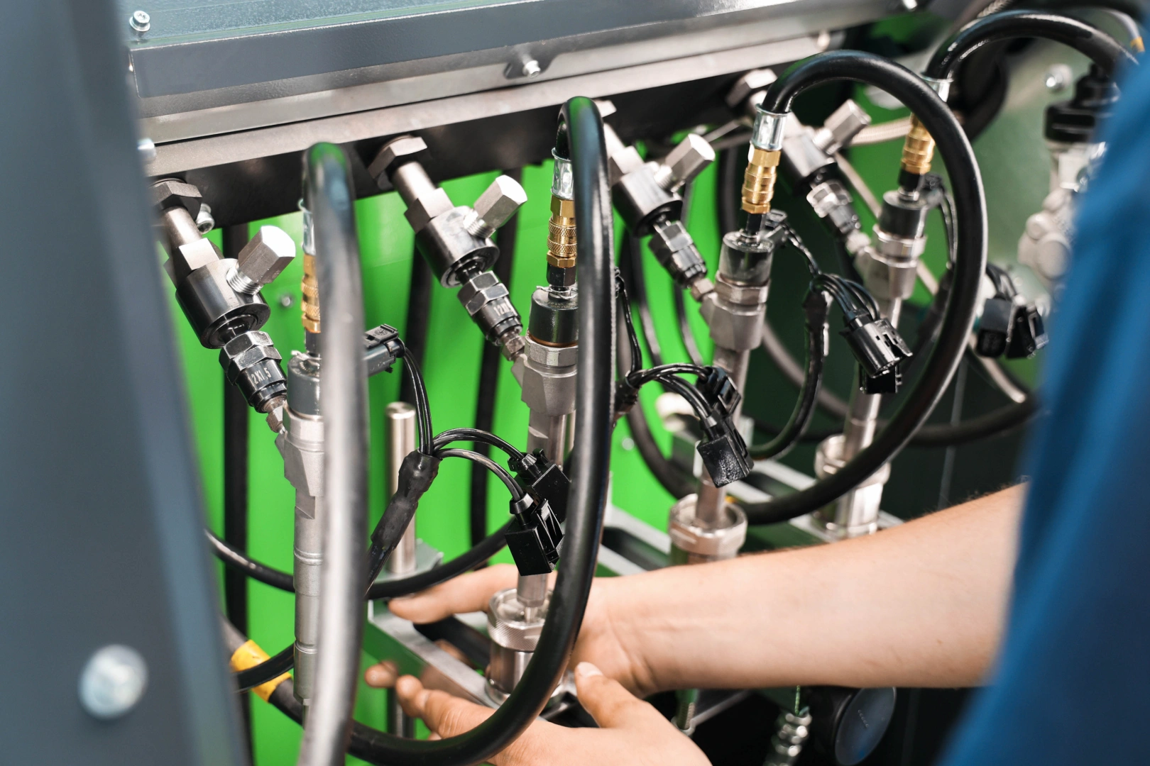Stanowisko probiercze Bosch do diagnostyki wtryskiwaczy Common Rail