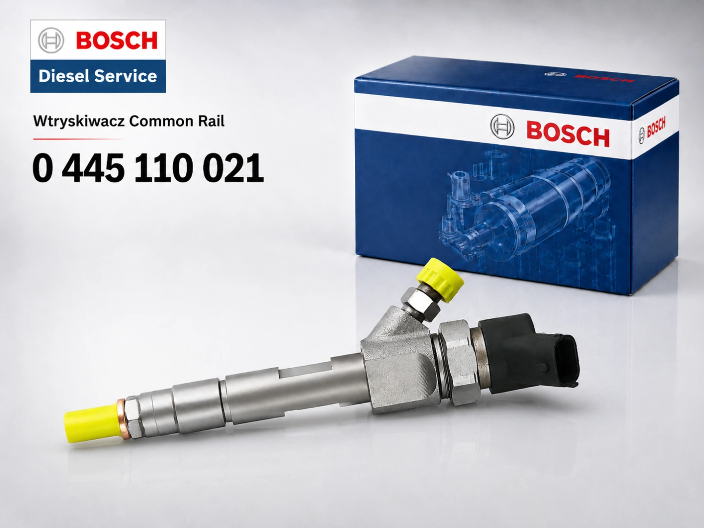 Wtryskiwacz Bosch 0445110021 Renault Opel 1.9 dCi Wtryskiwacz Bosch 0445110021 jako wariant sprzedażowy