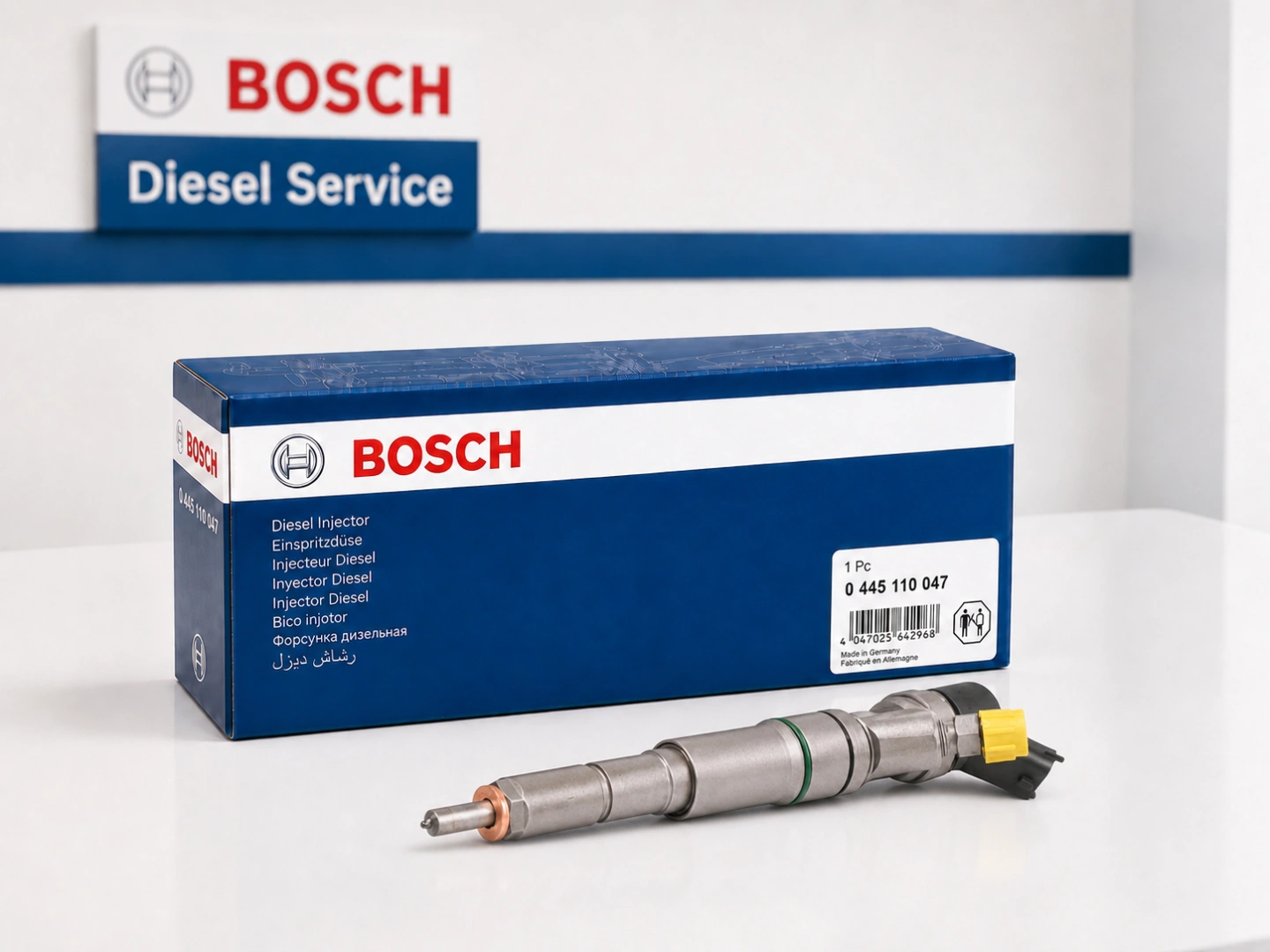 Wtryskiwacz Bosch 0445110047 przygotowany do wysyłki