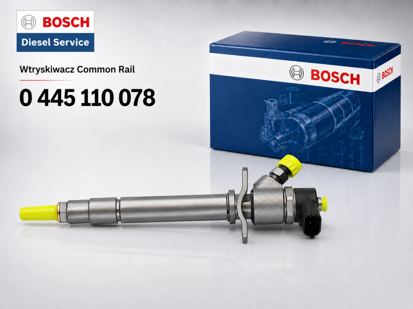 Wtryskiwacz Bosch 0445110078 Volvo 2.4 D/D5 Wtryskiwacz Bosch 0445110078 jako wariant sprzedażowy