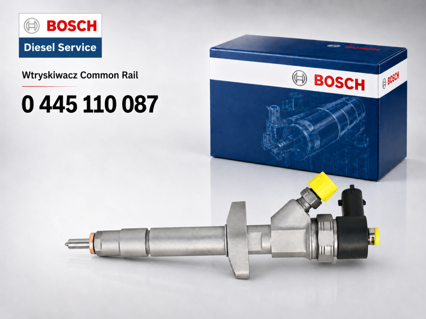 Wtryskiwacz Bosch 0445110087 Common Rail Wtryskiwacz Bosch 0445110087 jako wariant sprzedażowy