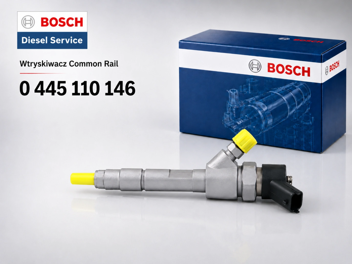 Wtryskiwacz Bosch 0445110146 Renault Opel 1.9 dCi DTI Wtryskiwacz Bosch 0445110146 jako część sprzedażowa