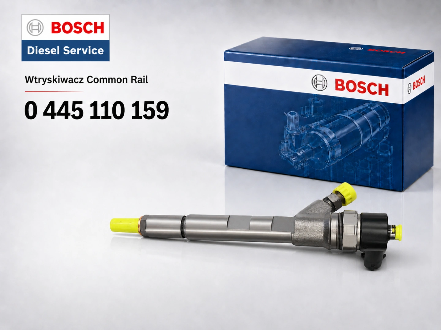 Wtryskiwacz Bosch 0445110159 do 1.9 CDTI Wtryskiwacz Bosch 0445110159 jako wariant sprzedażowy