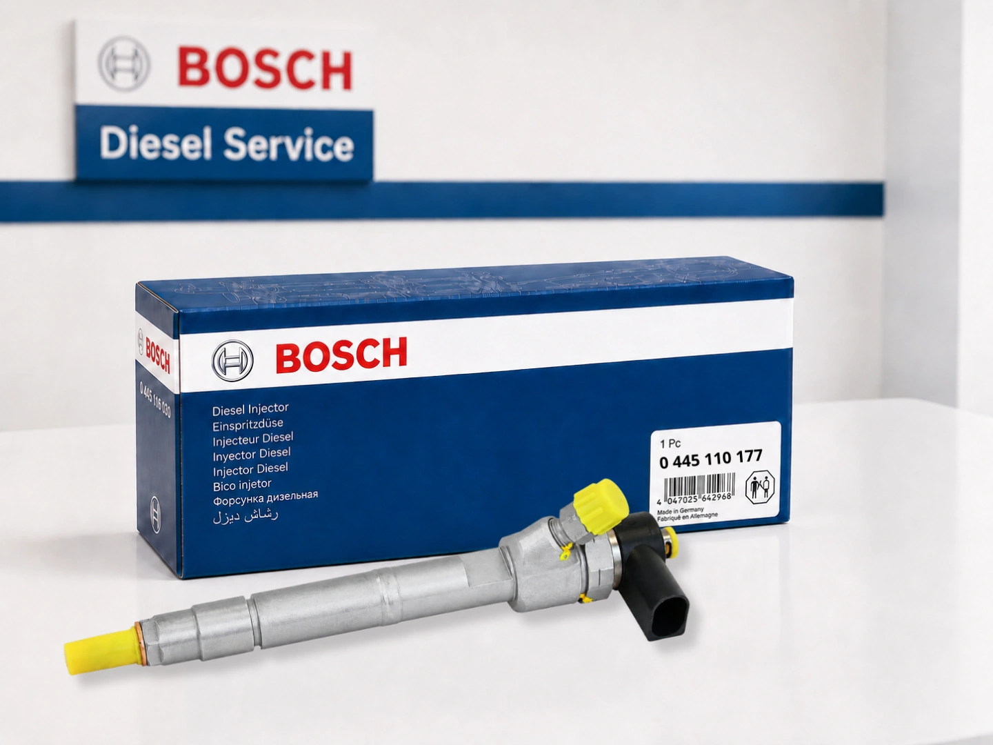 Wtryskiwacz Bosch 0445110177 nowy lub po regeneracji Wtryskiwacz Bosch Common Rail przygotowany do sprzedaży