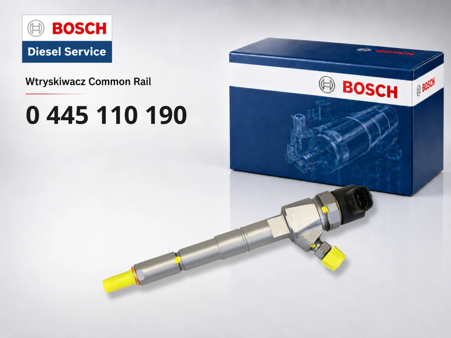 Wtryskiwacz Bosch 0445110190 Mercedes CDI i Jeep CRD Wtryskiwacz Bosch 0445110190 do Mercedes CDI i Jeep 2.7 CRD