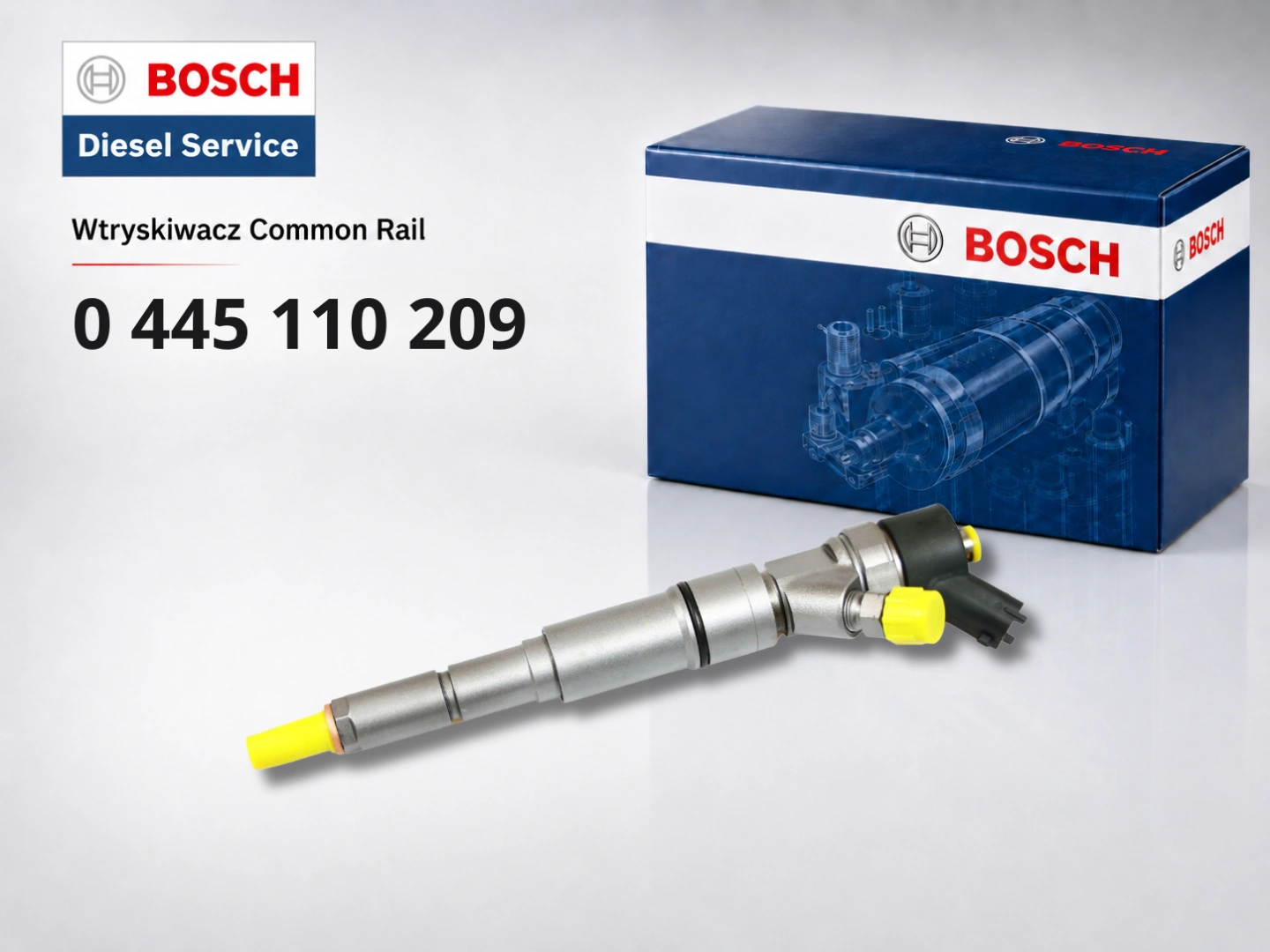 Wtryskiwacz Bosch 0445110209 do BMW 2.0d i 3.0d Wtryskiwacz Bosch 0445110209 jako wariant sprzedażowy do BMW