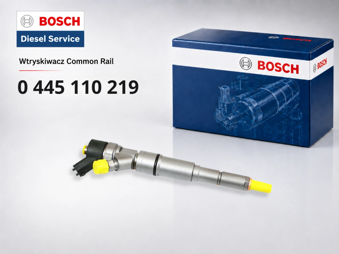 Wtryskiwacz Bosch 0445110219 do BMW 535d Wtryskiwacz Bosch 0445110219 jako wariant sprzedażowy