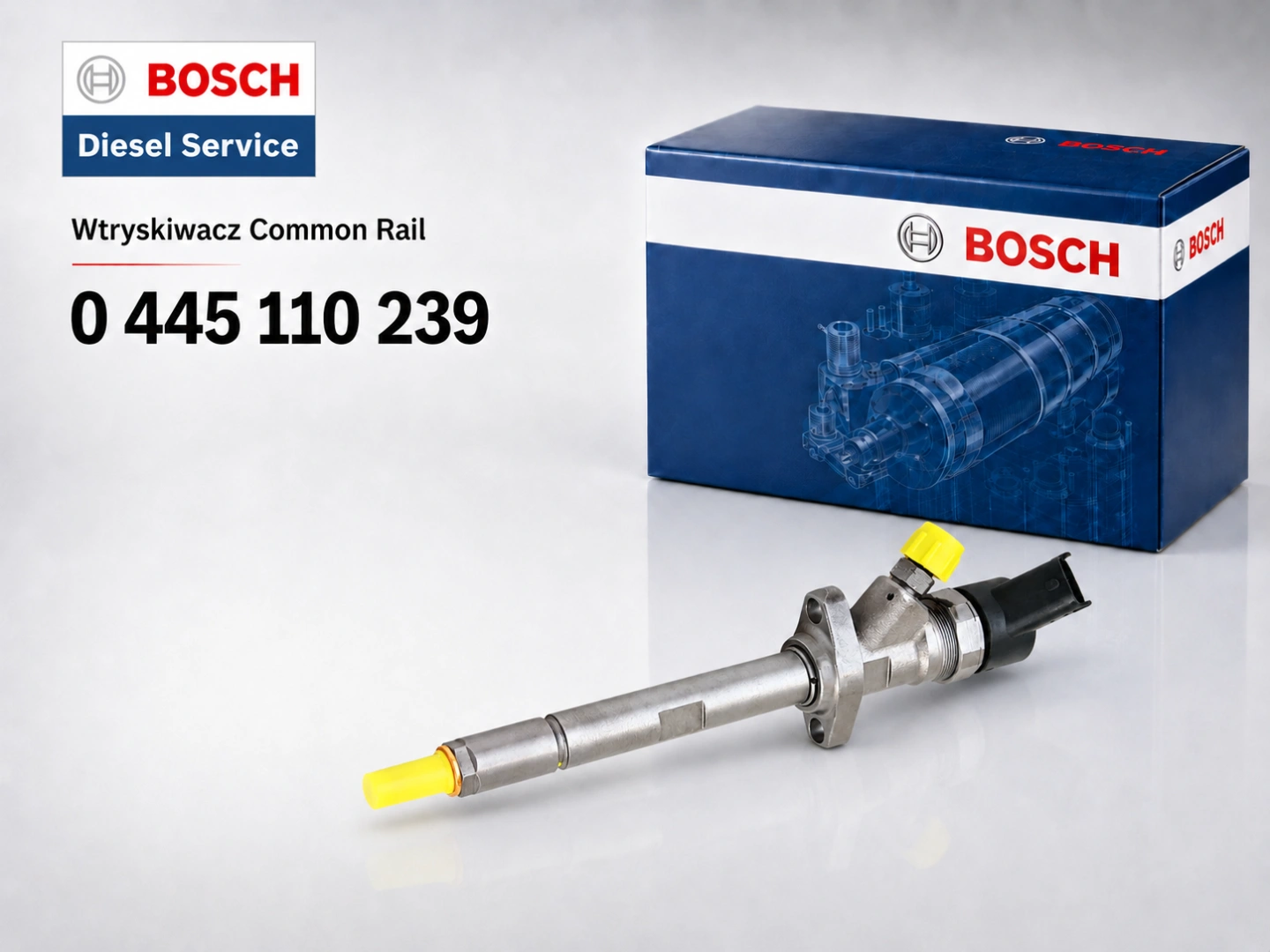Wtryskiwacz Bosch 0445110239 1.6 HDi TDCi MZ-CD DDiS Wtryskiwacz Bosch 0445110239 jako wariant sprzedażowy