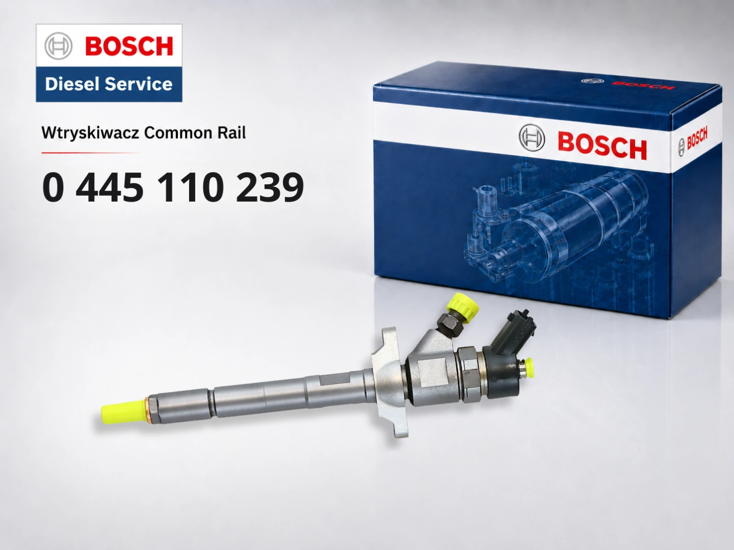 Wtryskiwacz Bosch 0445110239 1.6 HDi TDCi MZ-CD DDiS Wtryskiwacz Bosch 0445110239 jako wariant sprzedażowy