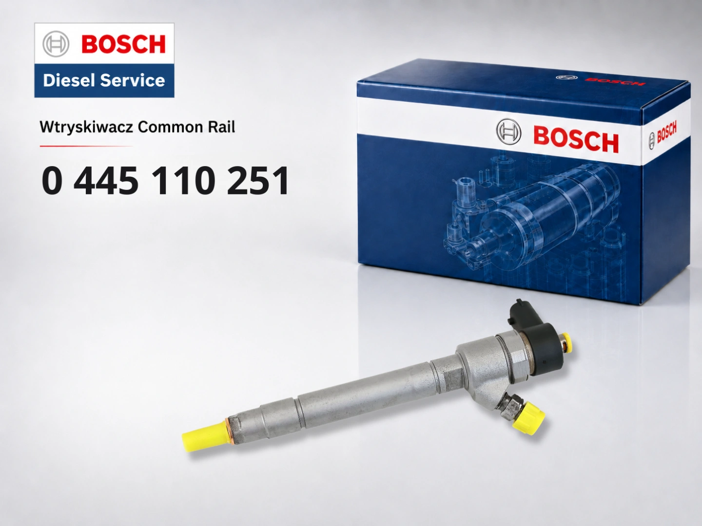 Wtryskiwacz Bosch 0445110251 do Volvo D5 Wtryskiwacz Bosch 0445110251 jako wariant sprzedażowy