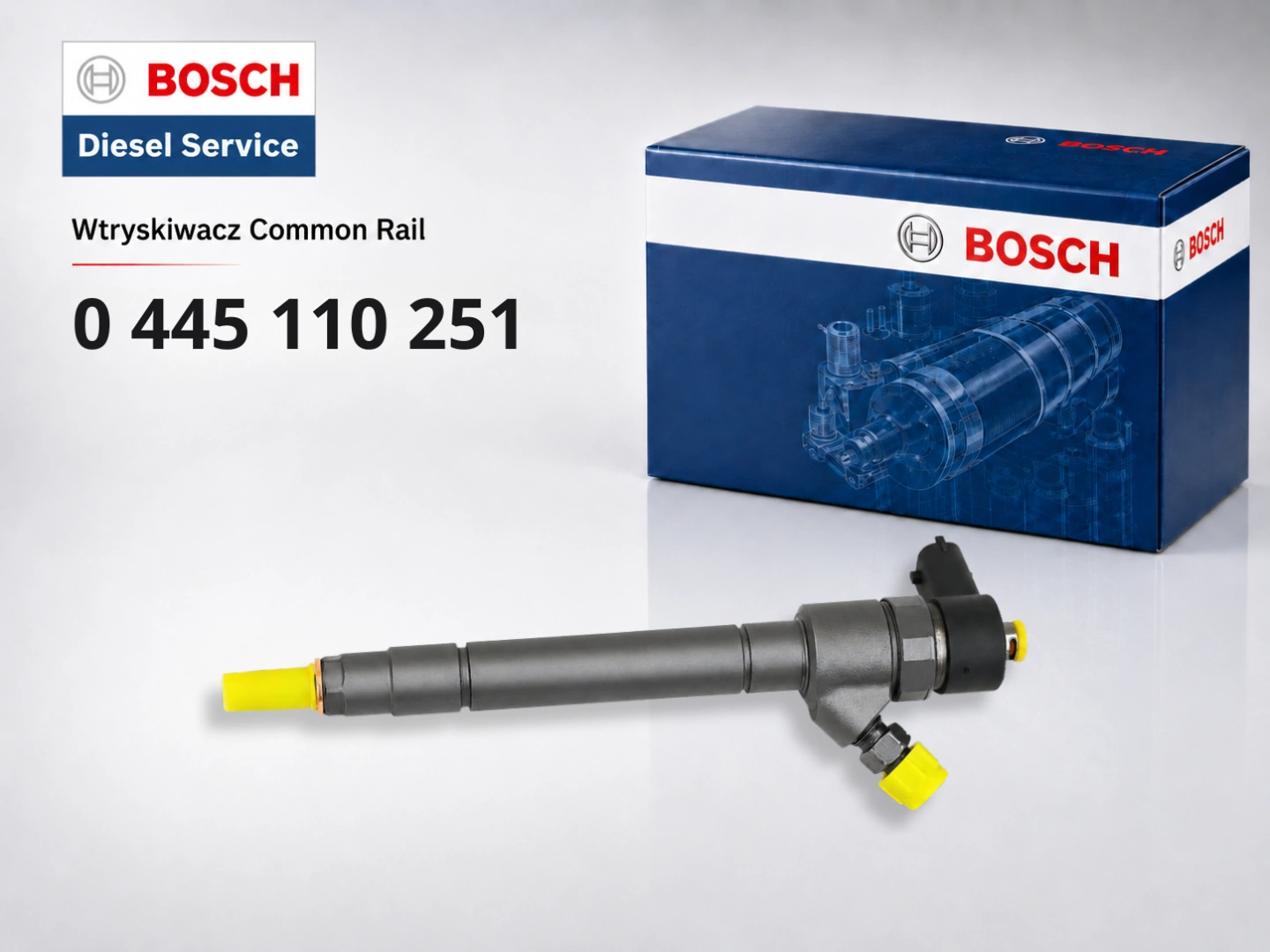 Wtryskiwacz Bosch 0445110251 do Volvo D5 Wtryskiwacz Bosch 0445110251 jako wariant sprzedażowy