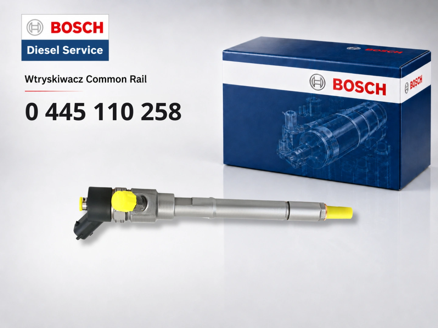 Wtryskiwacz Bosch 0445110258 Hyundai Kia 2.0 CRDi Wtryskiwacz Bosch 0445110258 jako wariant sprzedażowy