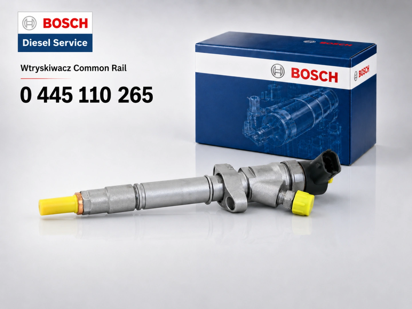 Wtryskiwacz Bosch 0445110265 2.5 dCi CDTI Wtryskiwacz Bosch 0445110265 jako wariant sprzedażowy