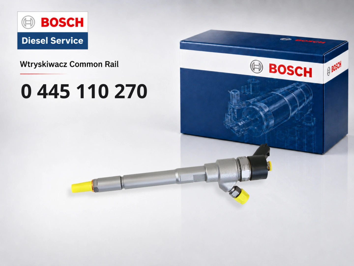 Wtryskiwacz Bosch 0445110270 jako wariant sprzedażowy do silnika 2.0 D
