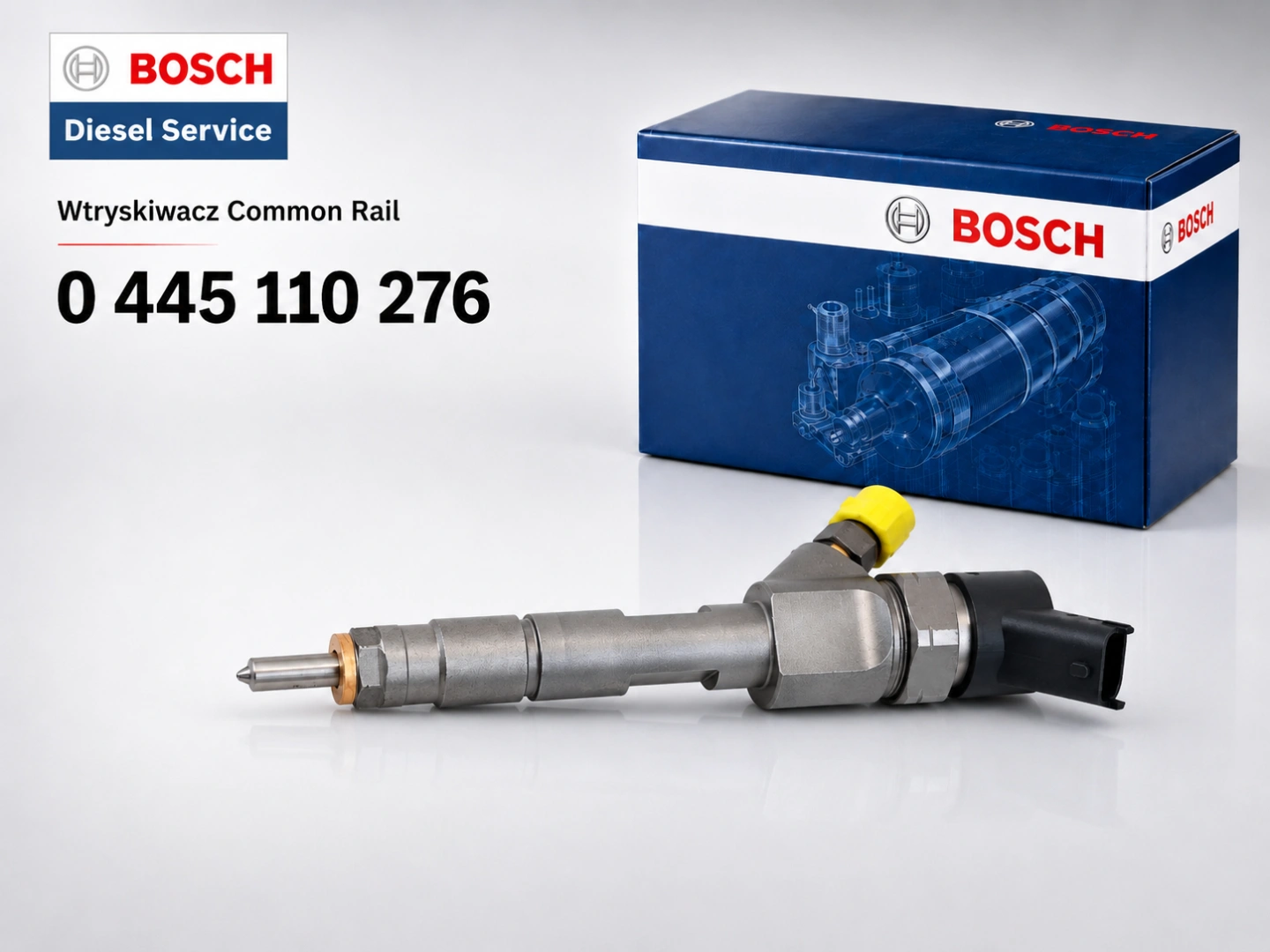 Wtryskiwacz Bosch 0445110276 1.9 JTD CDTI Wtryskiwacz Bosch 0445110276 jako część sprzedażowa