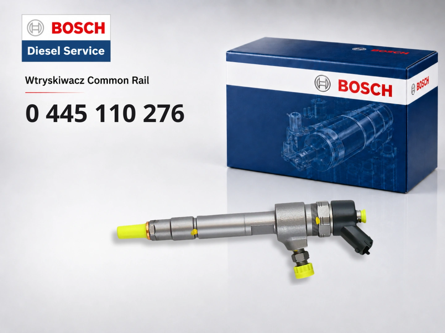 Wtryskiwacz Bosch 0445110276 1.9 JTD CDTI Wtryskiwacz Bosch 0445110276 jako część sprzedażowa