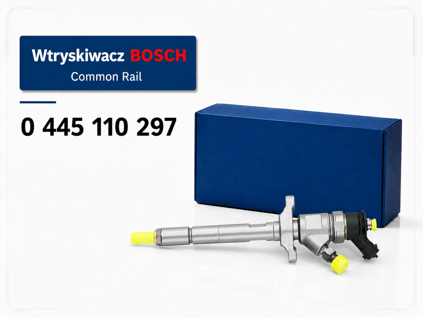 Wtryskiwacz Bosch 0445110297 do silnika 1.6 HDi