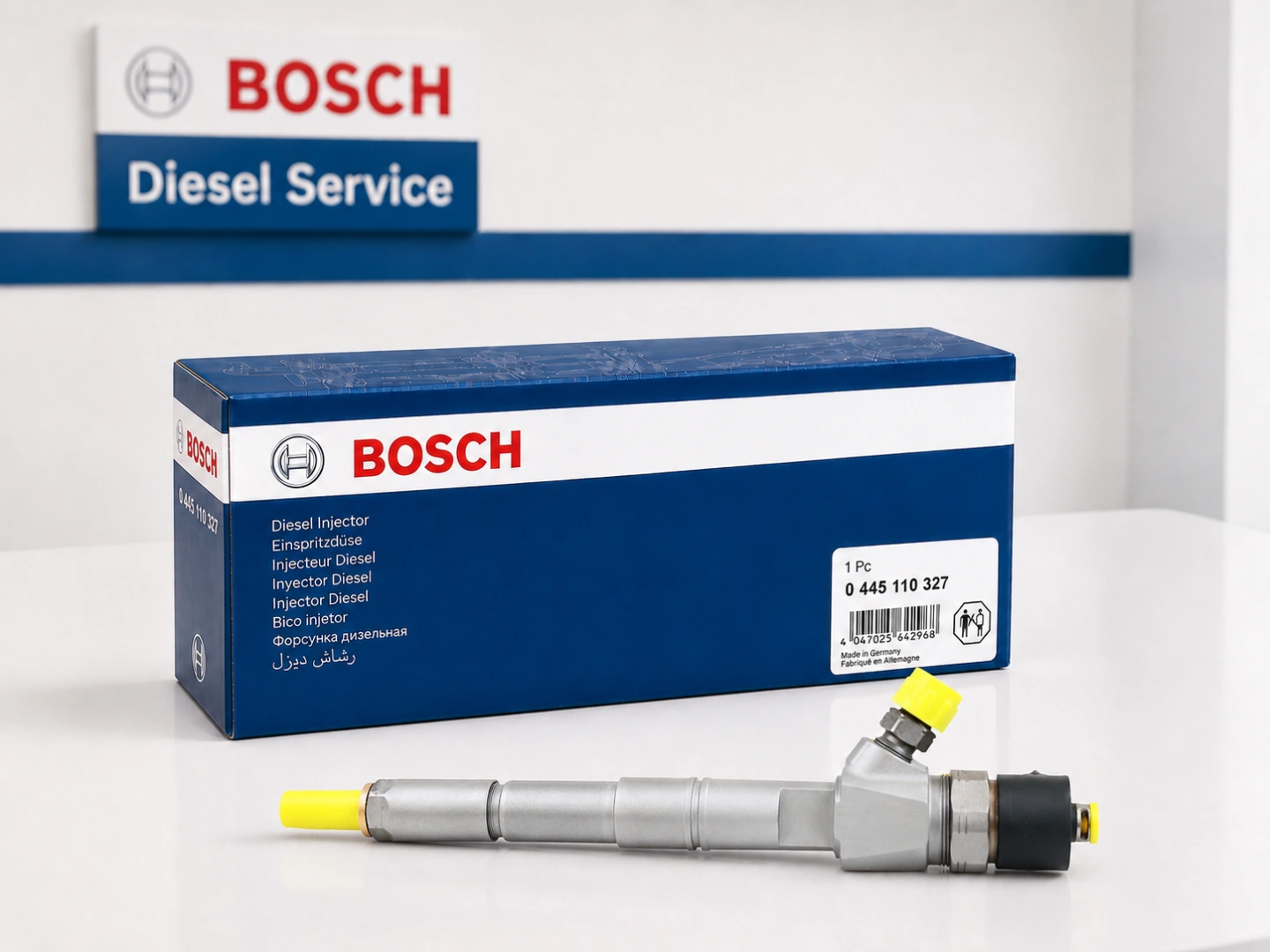 Wtryskiwacz Bosch 0445110327 przygotowany do sprzedaży Wtryskiwacz Bosch 0445110327 jako produkt do wysyłki