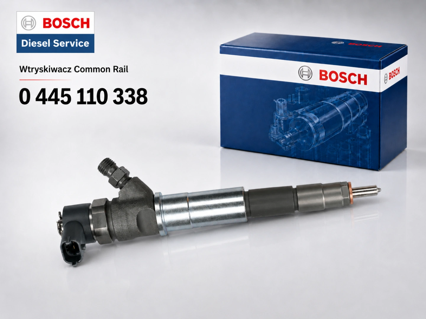 Wtryskiwacz Bosch 0445110338 2.0 dCi CDTI Wtryskiwacz Bosch 0445110338 jako wariant sprzedażowy
