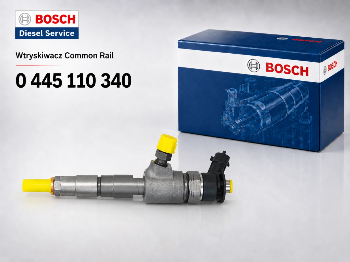 Wtryskiwacz Bosch 0445110340 do silnika 1.6 HDi TDCi