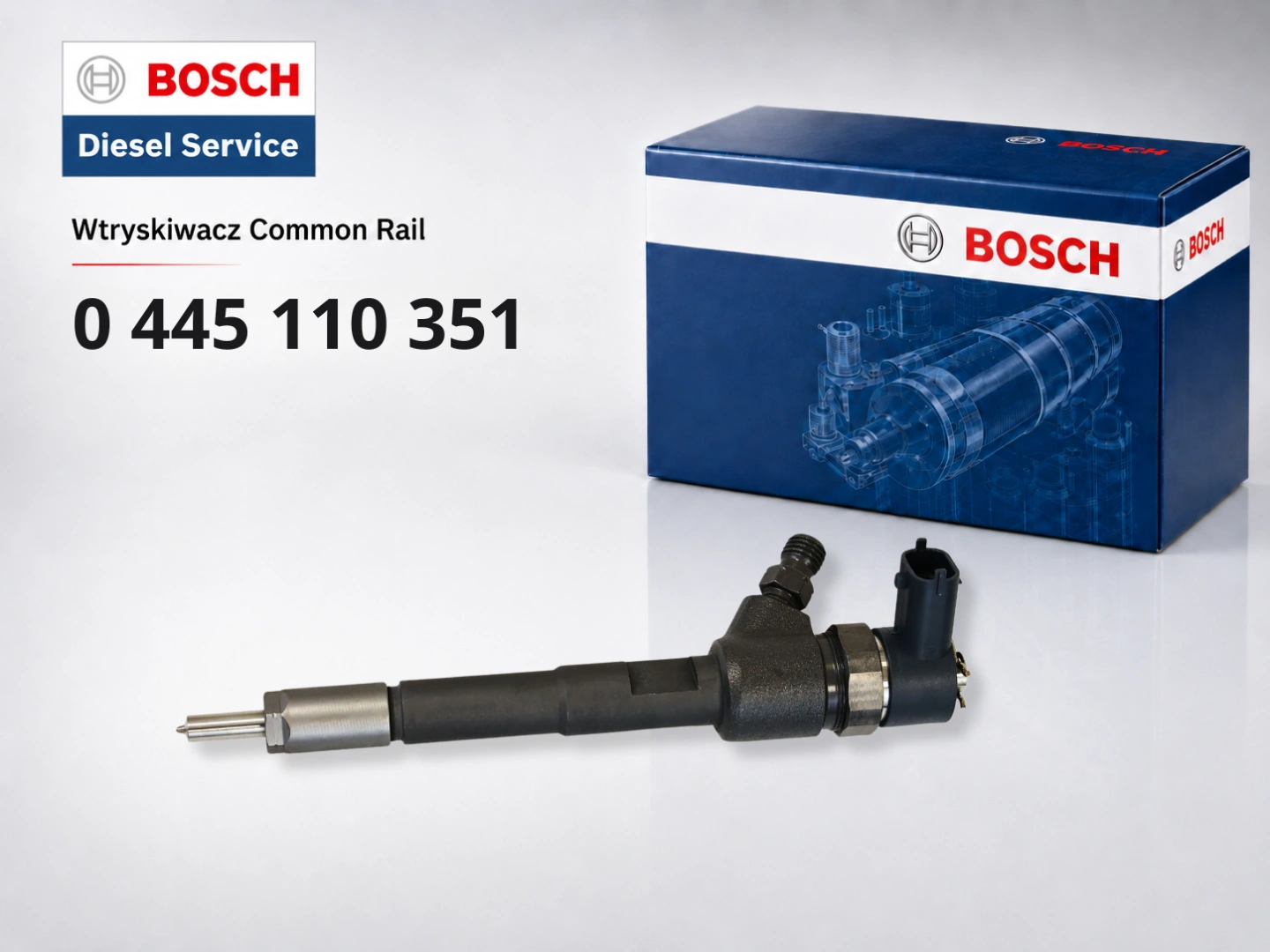 Wtryskiwacz Bosch 0445110351 w wariancie sprzedażowym