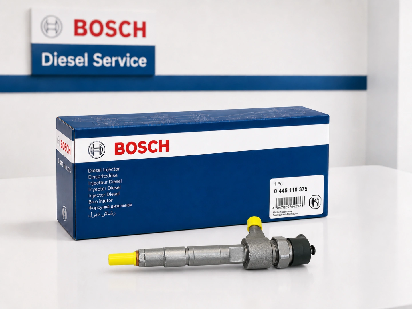 Wtryskiwacz Bosch 0445110375 nowy albo zregenerowany Wtryskiwacz Bosch Common Rail przygotowany do sprzedaży