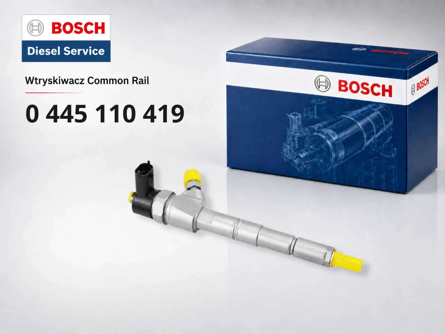 Wtryskiwacz Bosch 0445110419 jako wariant sprzedażowy
