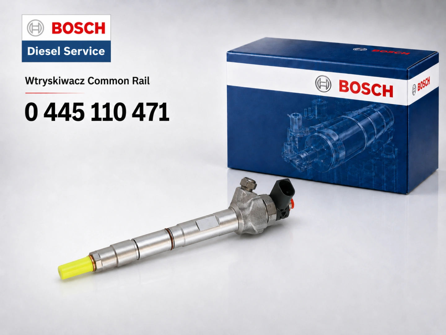 Wtryskiwacz Bosch 0445110471 2.0 TDI Wtryskiwacz Bosch 0445110471 jako wariant sprzedażowy