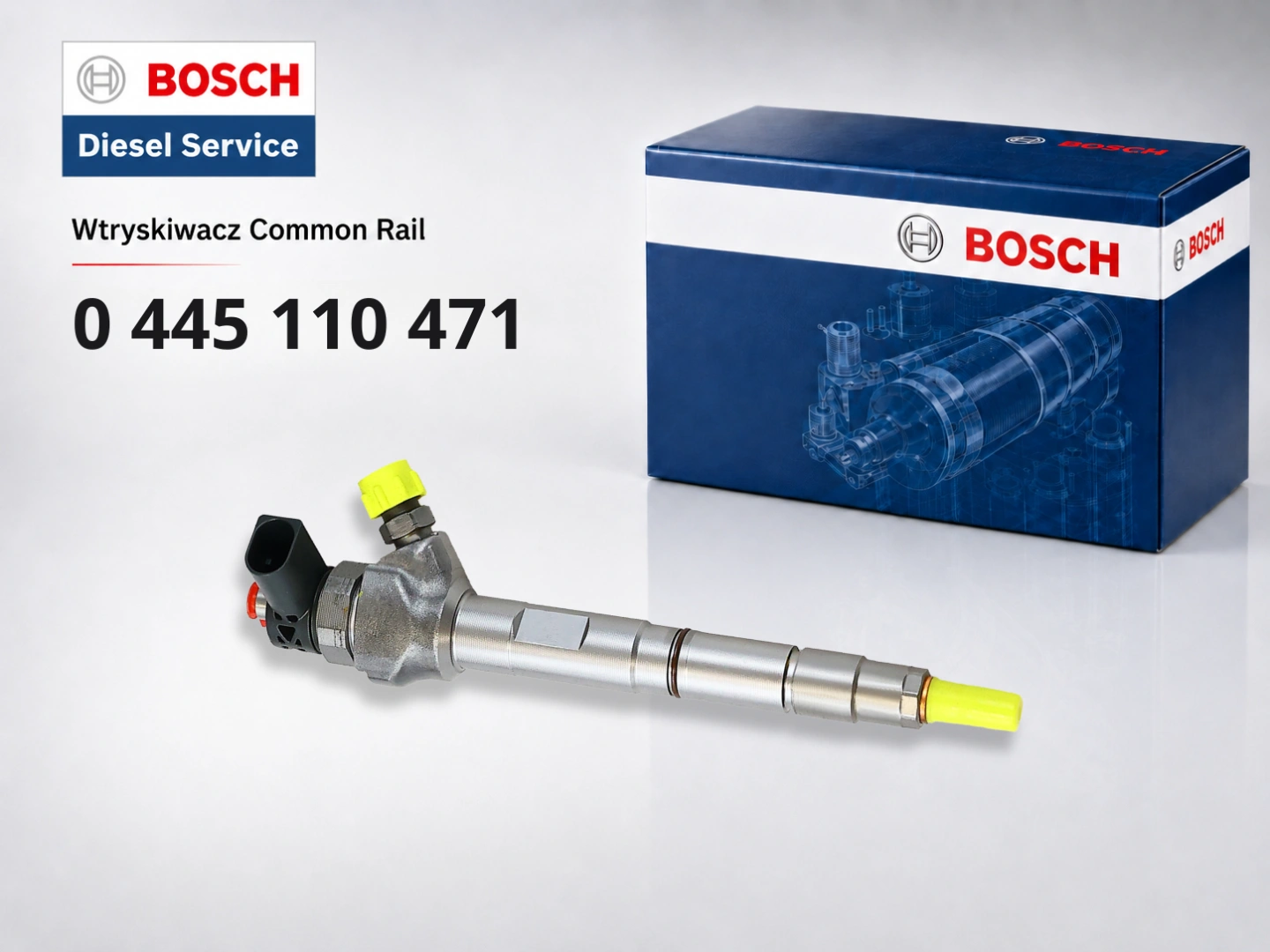 Wtryskiwacz Bosch 0445110471 2.0 TDI Wtryskiwacz Bosch 0445110471 jako wariant sprzedażowy