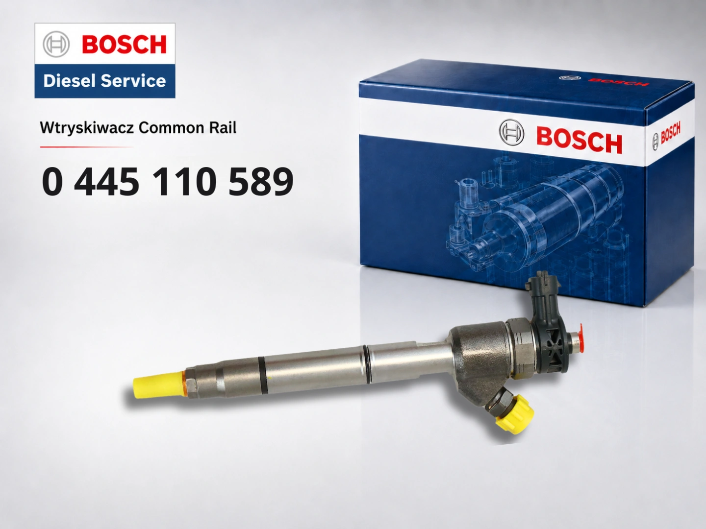 Wtryskiwacz Bosch 0445110589 jako wariant sprzedażowy do Hyundai i Kia CRDi