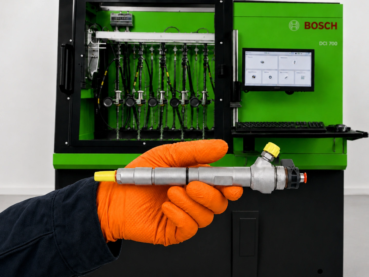 Wtryskiwacz Bosch 0445110647 z dokumentacją serwisową Wtryskiwacz Bosch 0445110647 po diagnostyce w Bosch Diesel Service