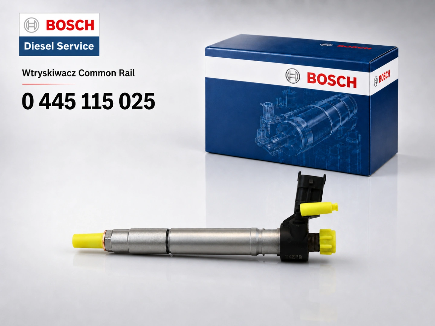 Wtryskiwacz Bosch 0445115025 2.2 HDi TDCi Wtryskiwacz Bosch 0445115025 jako wariant sprzedażowy