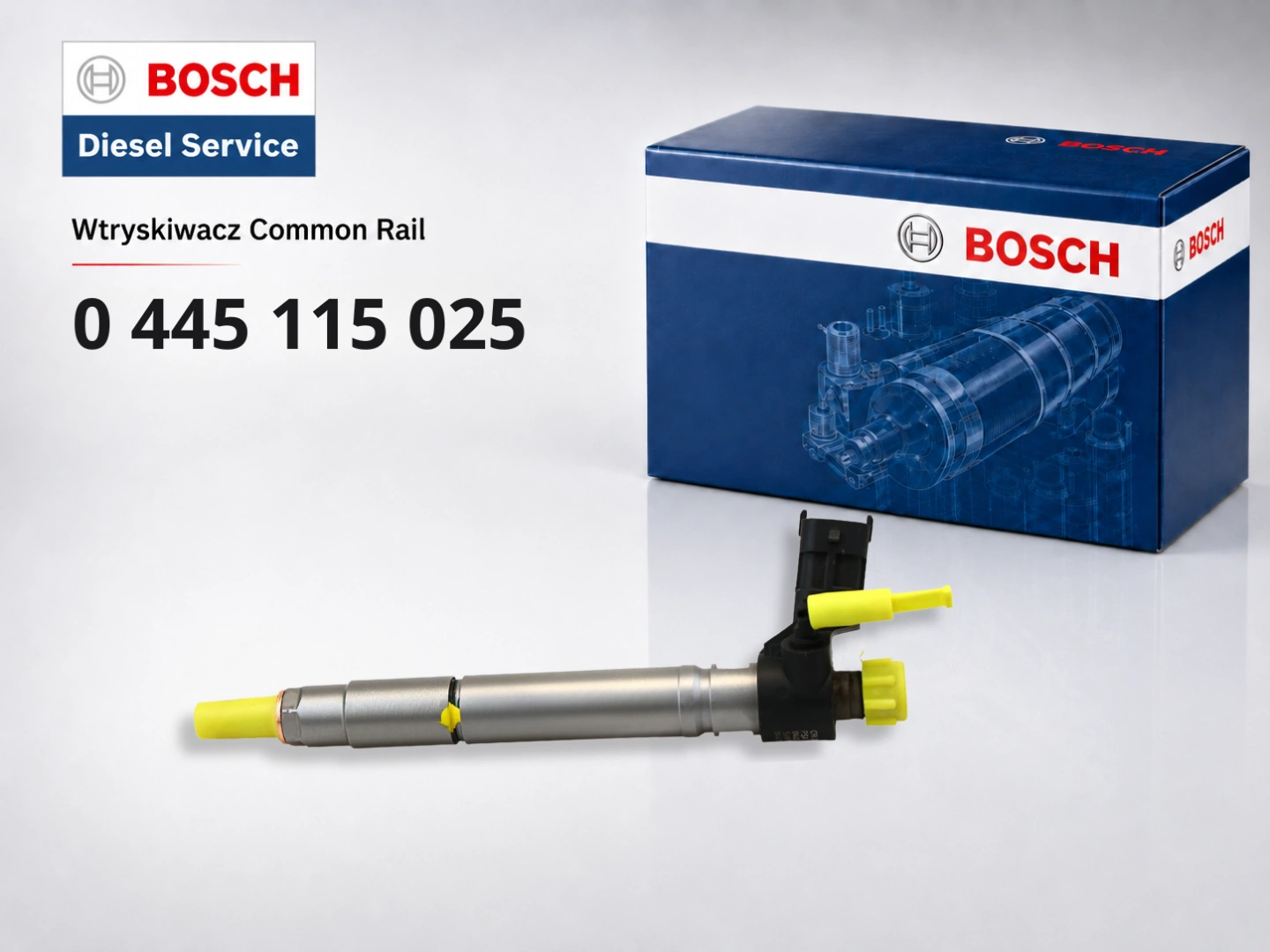Wtryskiwacz Bosch 0445115025 jako wariant sprzedażowy