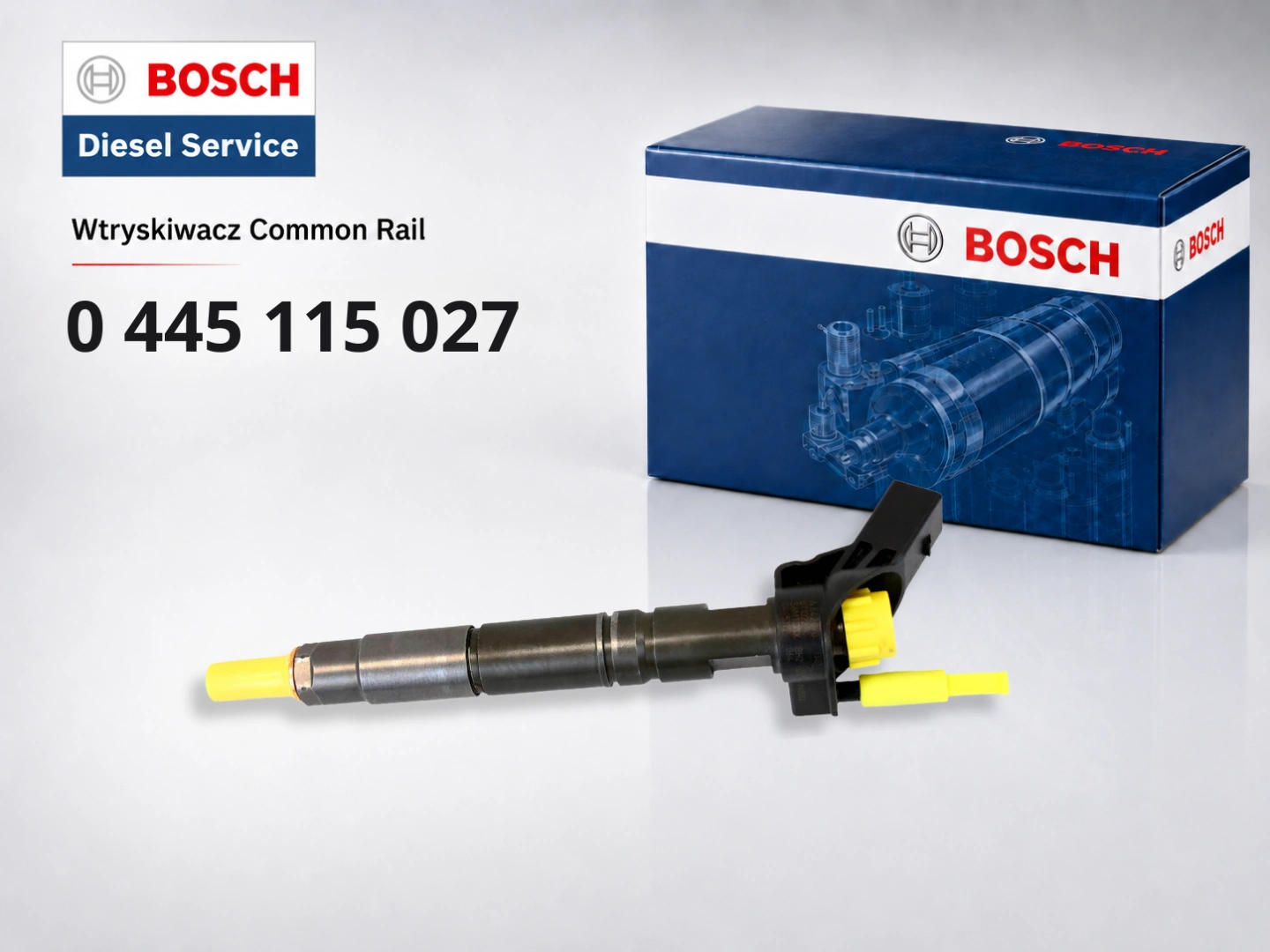Wtryskiwacz Bosch 0445115027 do Mercedes 3.0 CDI Wtryskiwacz Bosch 0445115027 jako wariant sprzedażowy