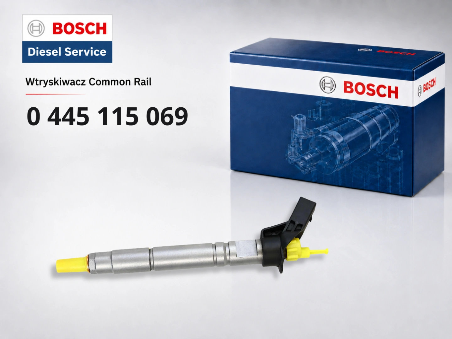 Wtryskiwacz Bosch 0445115069 Mercedes 2.2 CDI Wtryskiwacz Bosch 0445115069 jako wariant sprzedażowy do Mercedes 2.2 CDI