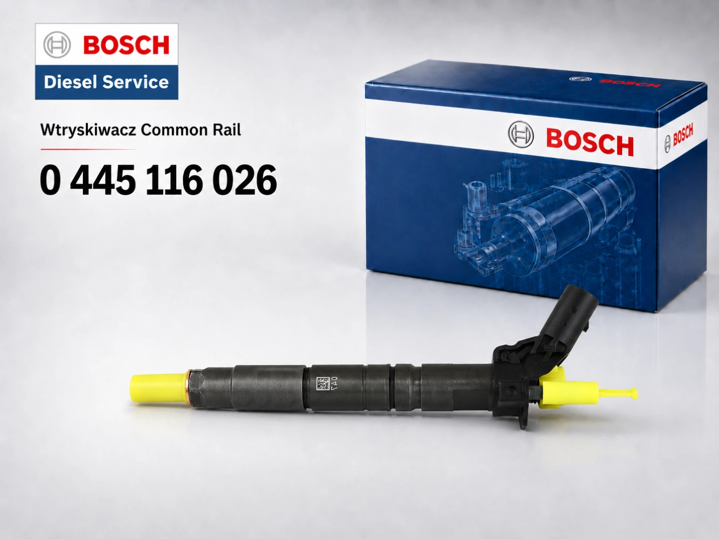 Wtryskiwacz Bosch 0445116026 do silnika Mercedes-Benz OM642