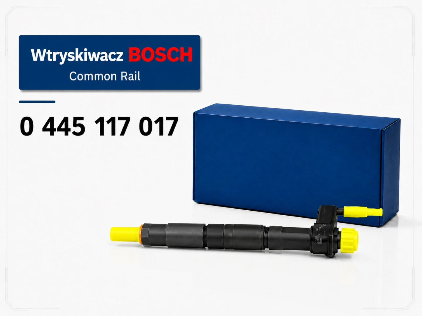 Wtryskiwacz Bosch 0445117017 do BMW Common Rail Wtryskiwacz Bosch 0445117017 jako wariant sprzedażowy