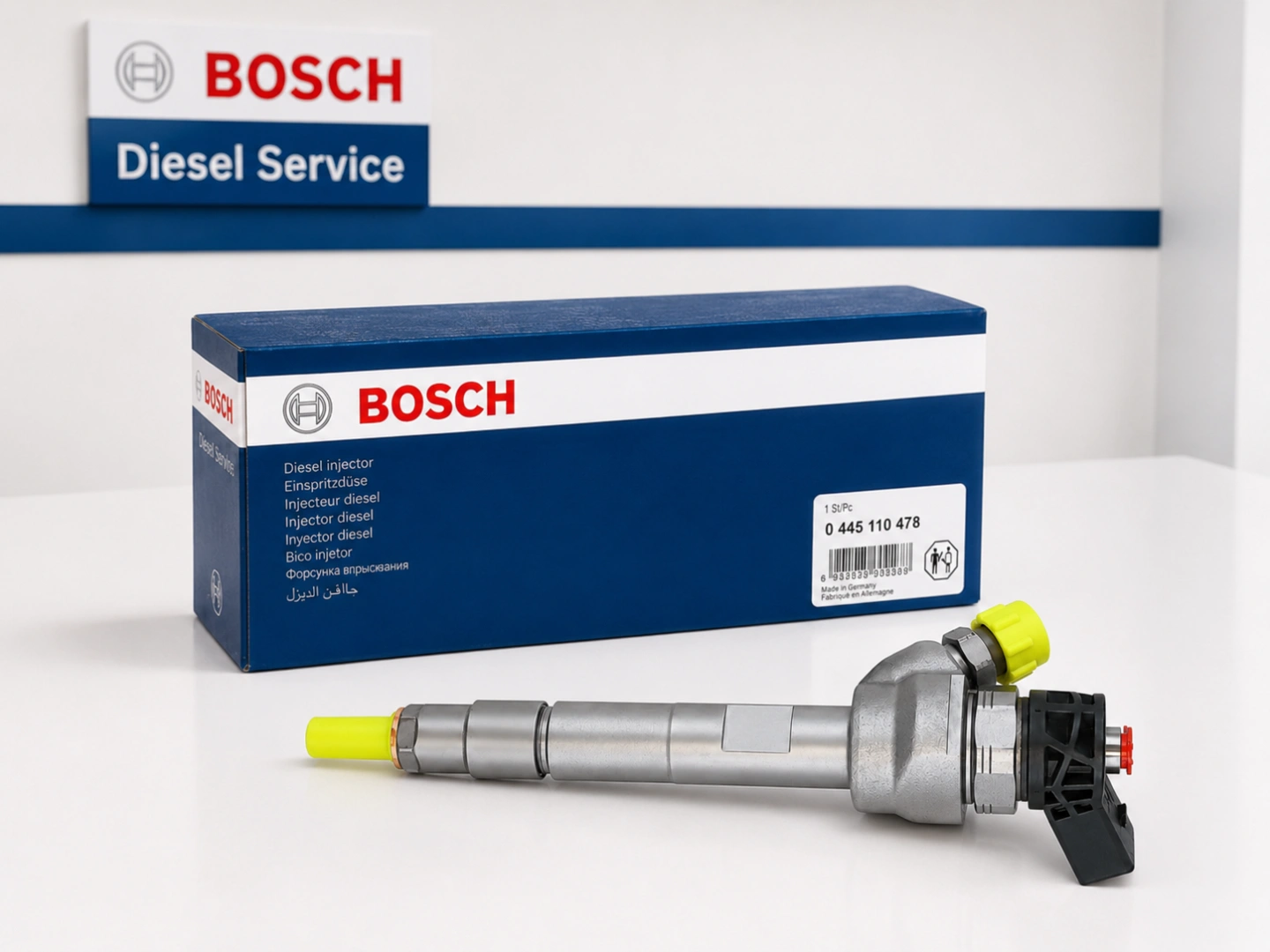 Wtryskiwacz Bosch Common Rail przygotowany do wysyłki