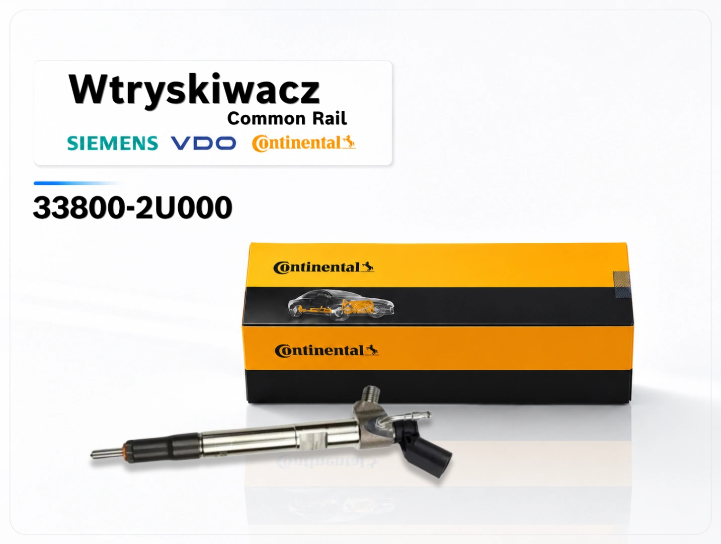 Wtryskiwacz Siemens VDO Continental 33800-2U000 z opakowaniem