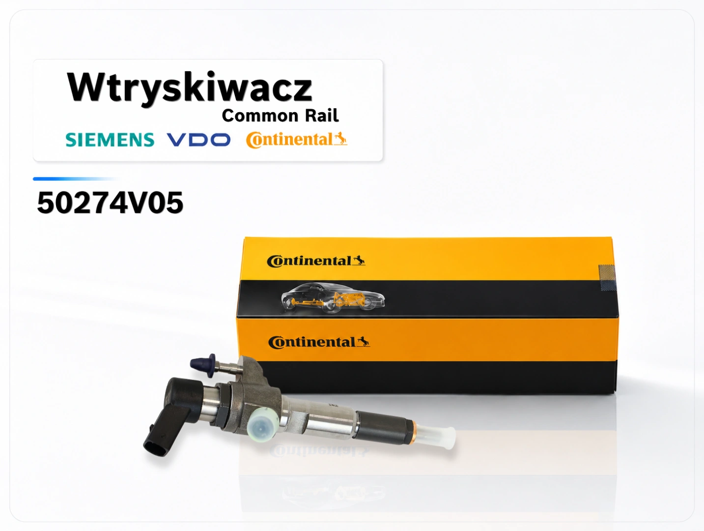 Wtryskiwacz Siemens VDO / Continental 50274V05 Wtryskiwacz Continental 50274V05 z opakowaniem