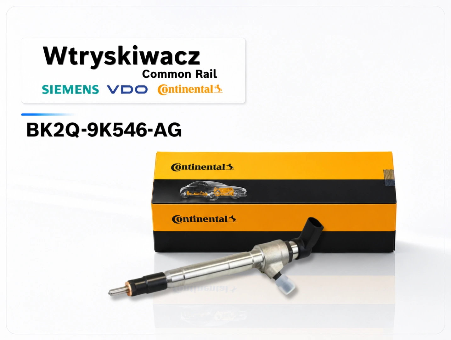 Wtryskiwacz Siemens VDO Continental BK2Q-9K546-AG z opakowaniem