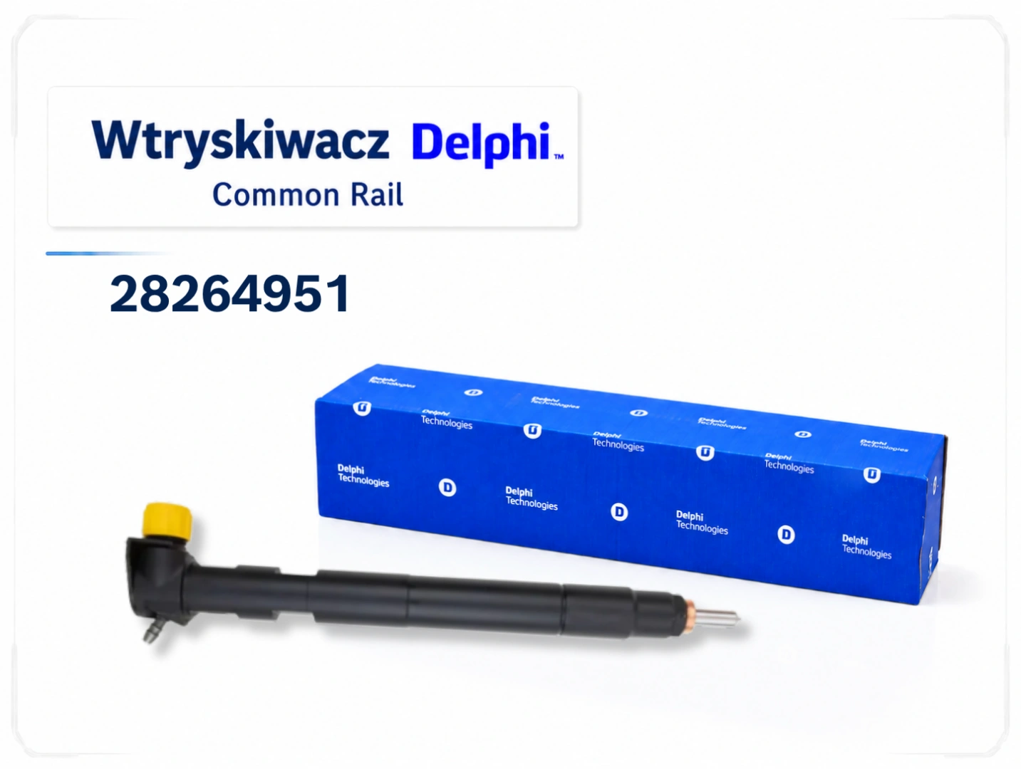 Wtryskiwacz Delphi 28264951 z opakowaniem