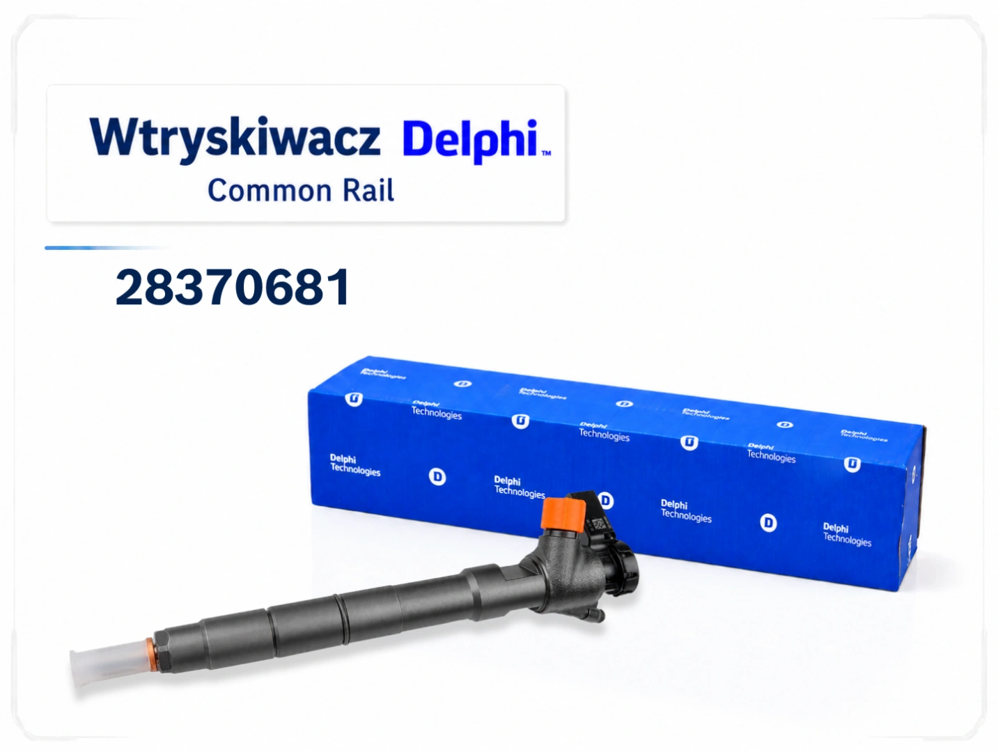 Wtryskiwacz Delphi 28370681 do silników 1.6 TDI Wtryskiwacz Delphi 28370681 z opakowaniem