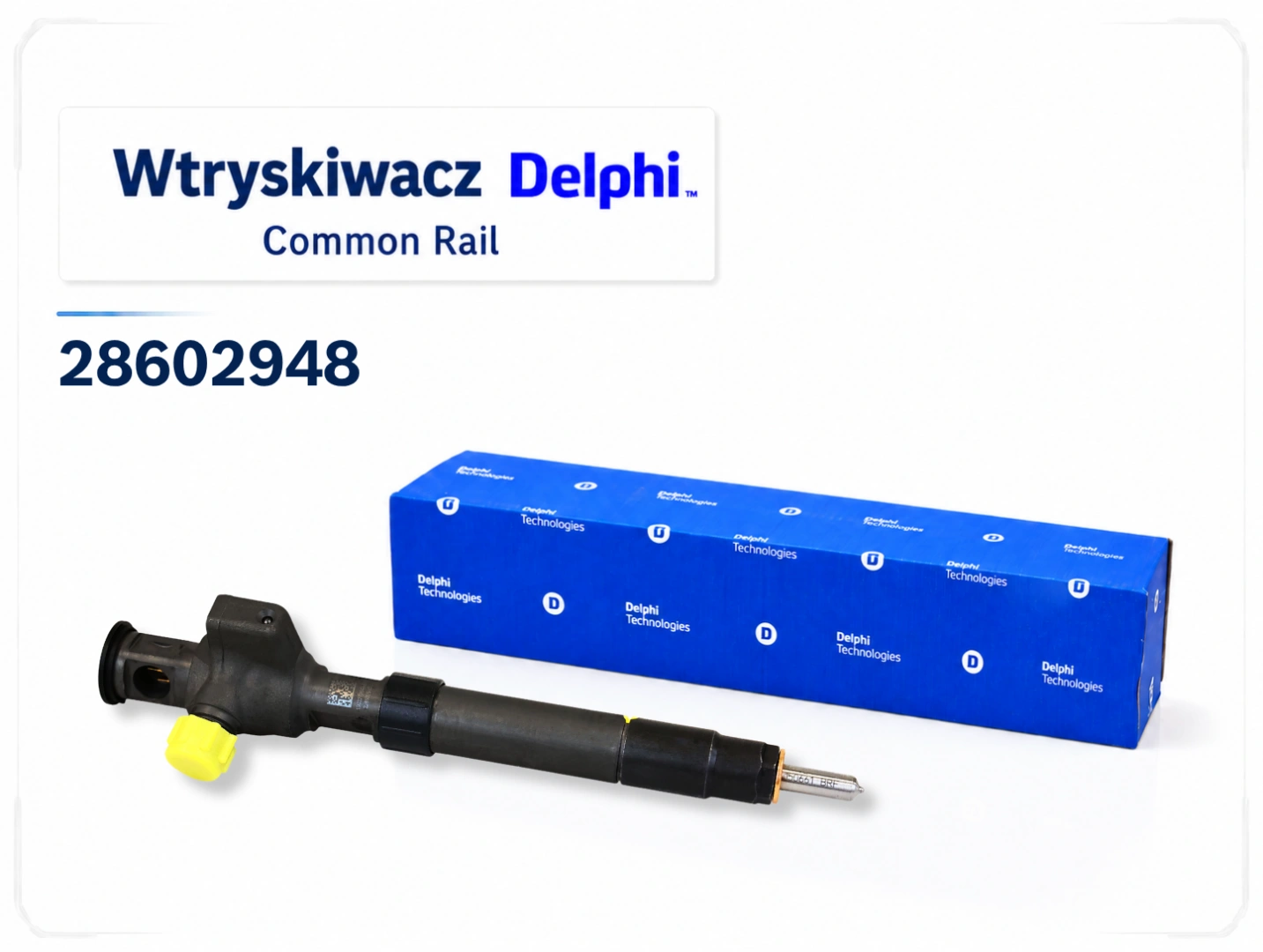Wtryskiwacz Delphi 28602948 do silników 2.0 diesel Wtryskiwacz Delphi 28602948 z opakowaniem