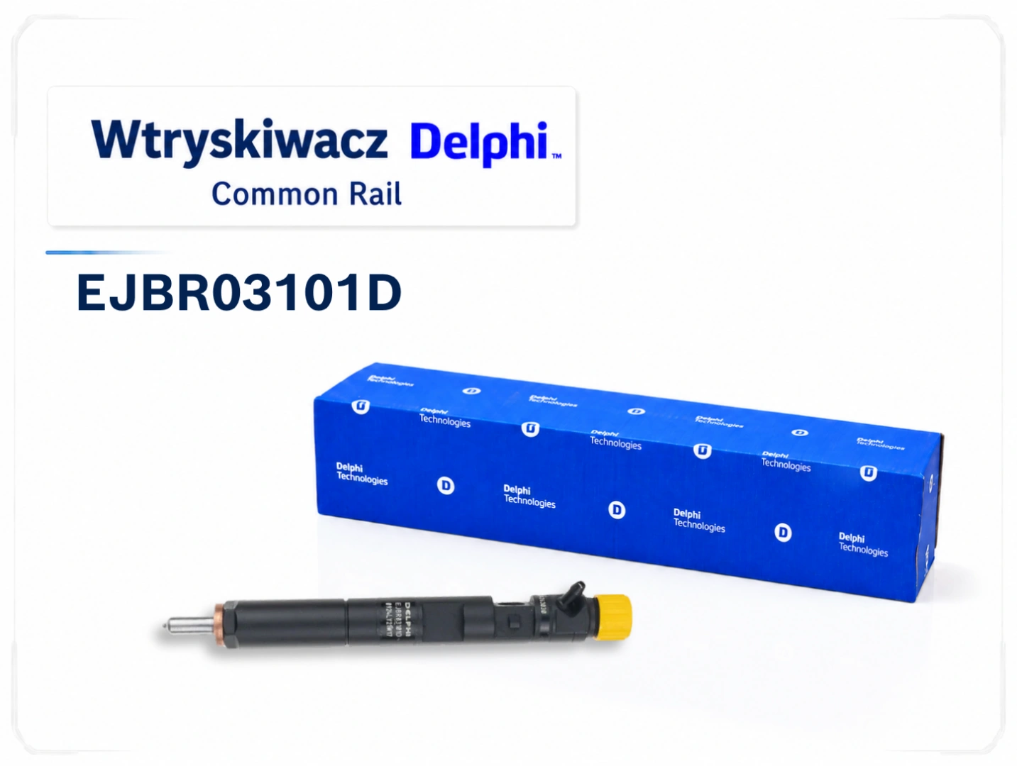Wtryskiwacz Delphi EJBR03101D Renault Dacia Nissan 1.5 dCi Wtryskiwacz Delphi EJBR03101D do silnika 1.5 dCi