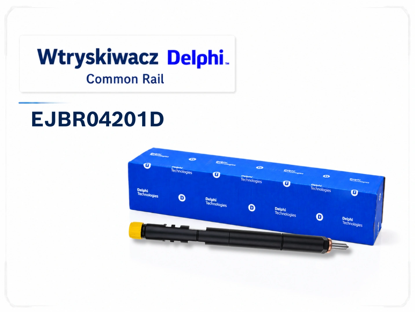 Wtryskiwacz Delphi EJBR04201D Mercedes-Benz 2.2 CDI Wtryskiwacz Delphi EJBR04201D do silnika Mercedes-Benz 2.2 CDI