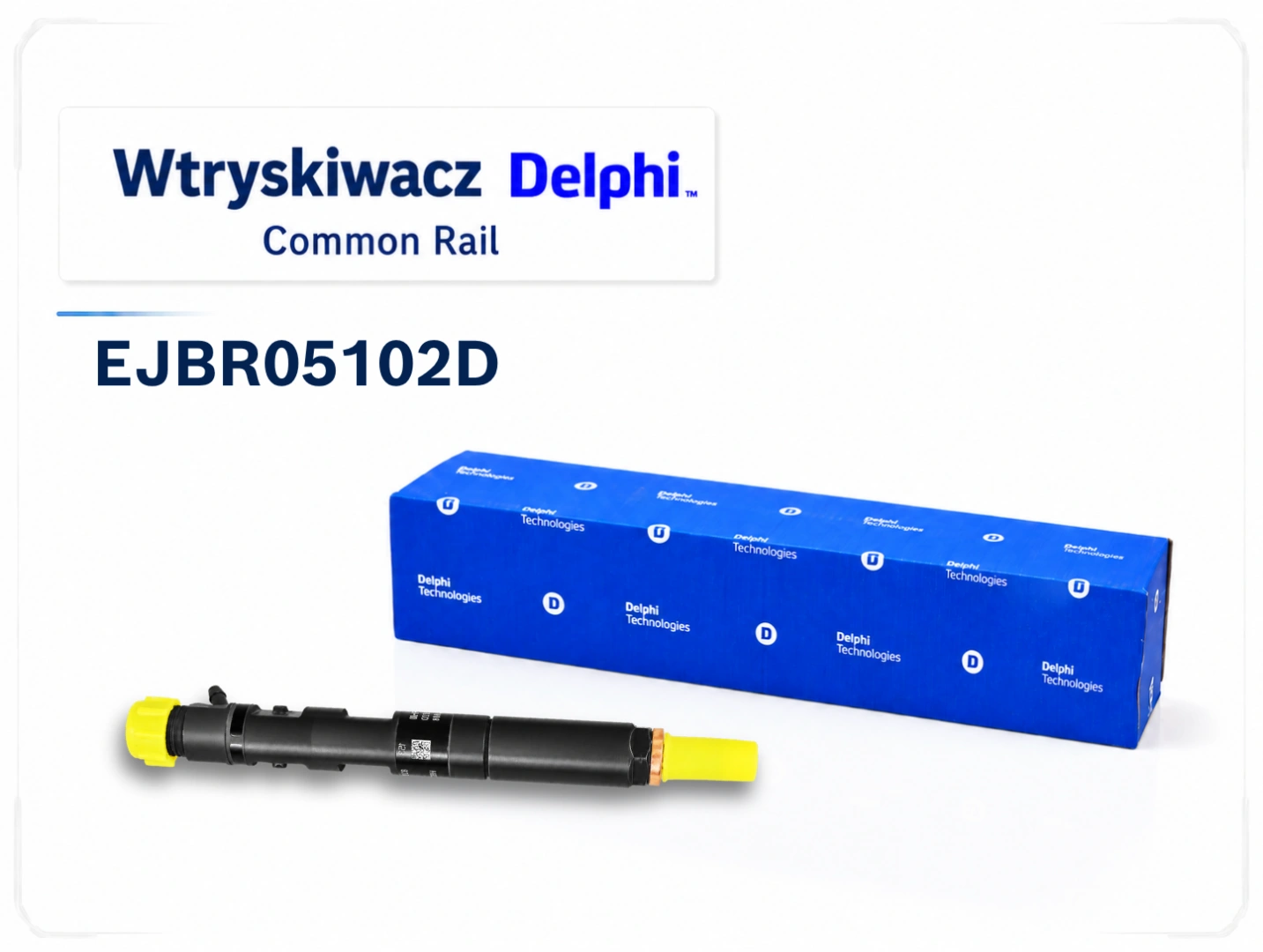 Wtryskiwacz Delphi EJBR05102D do 1.5 dCi Wtryskiwacz Delphi EJBR05102D z opakowaniem