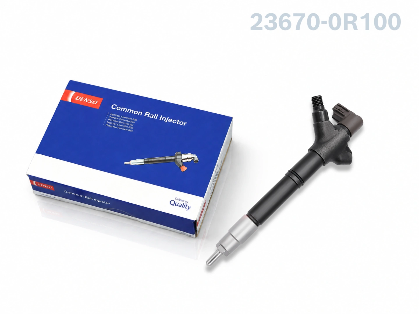 Wtryskiwacz Denso 23670-0R100 nowy i zregenerowany Wtryskiwacz Denso 23670-0R100 oferowany jako nowy lub zregenerowany wariant