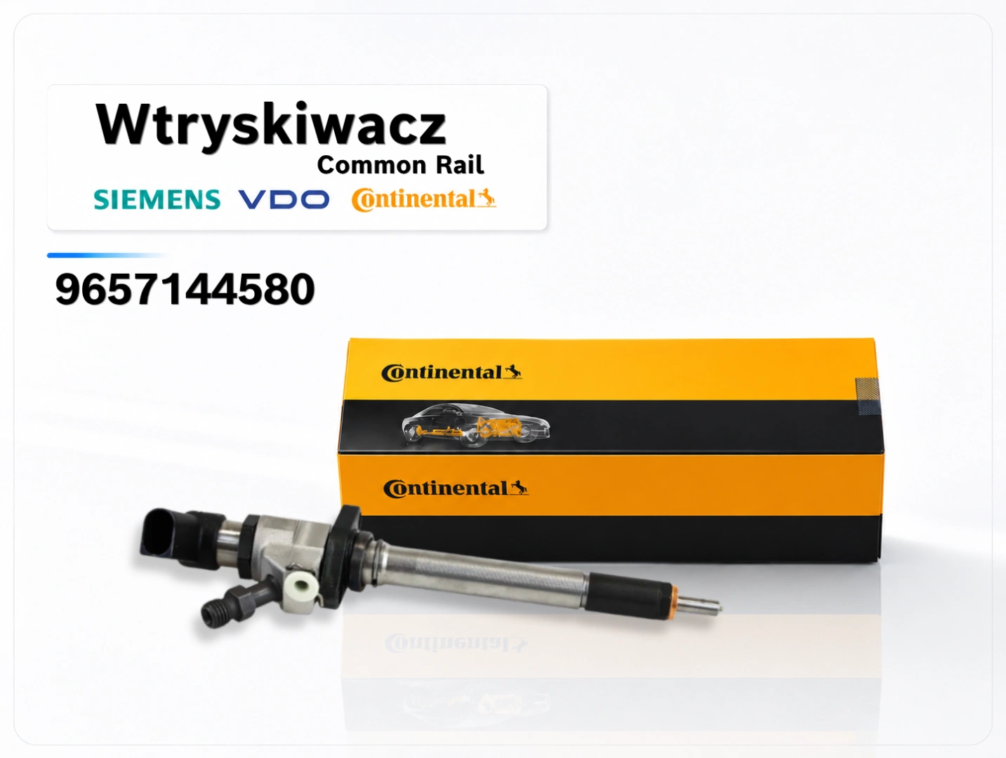 Wtryskiwacz Siemens VDO 9657144580 z opakowaniem